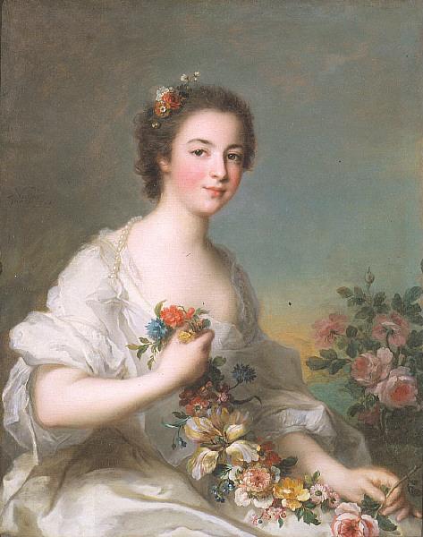 Jean Marc Nattier Portrait of a Lady oil painting picture